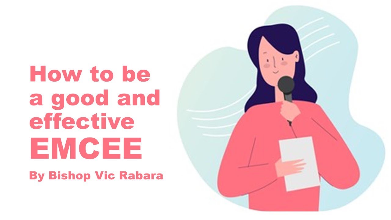 How to be a good and effective Emcee (for churches) Tagalog