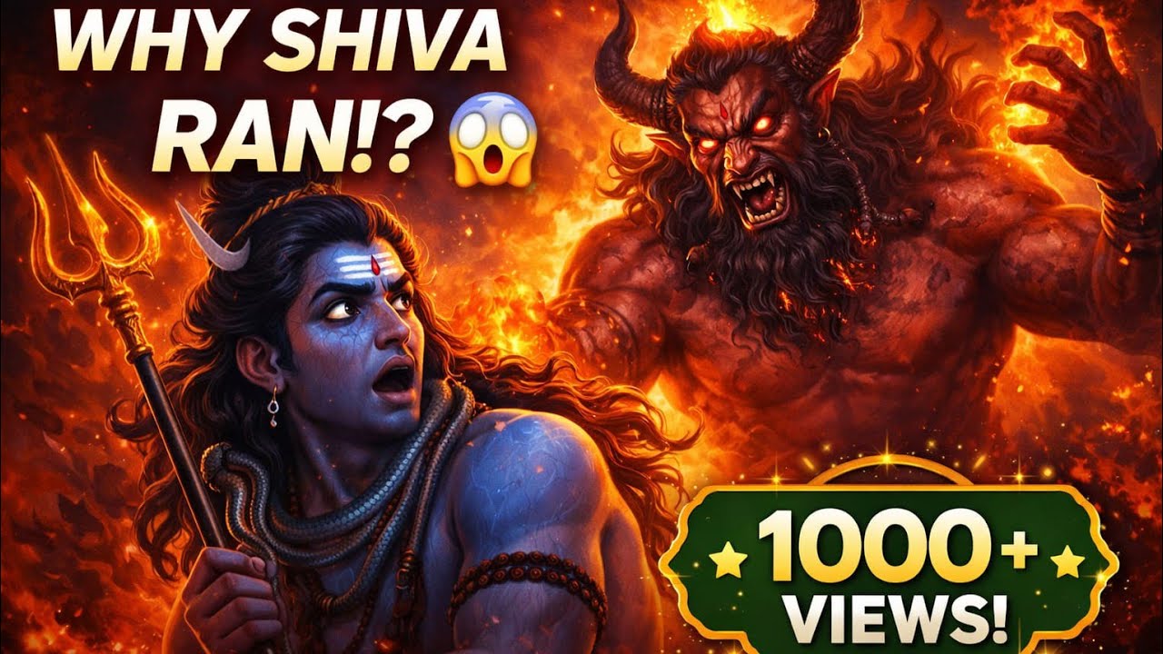 சிவன் ஏன் பயந்து ஓடினார்? | Lord Shiva vs bashmasura Story #shiva #tamilstory #tamilmythology