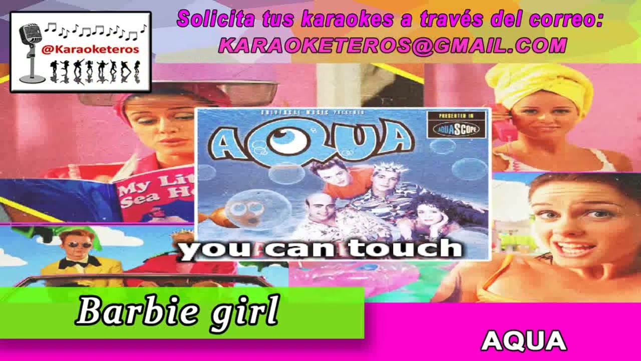 Aqua - Barbie Girl (Karaoke - male voice included)