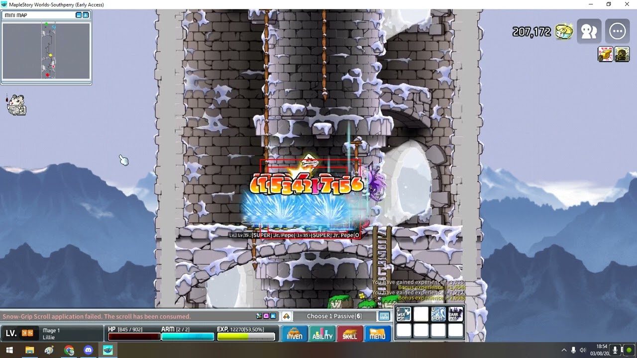 Level 1 to 100 + Zakum Speedrun (Maplestory Worlds Southperry)