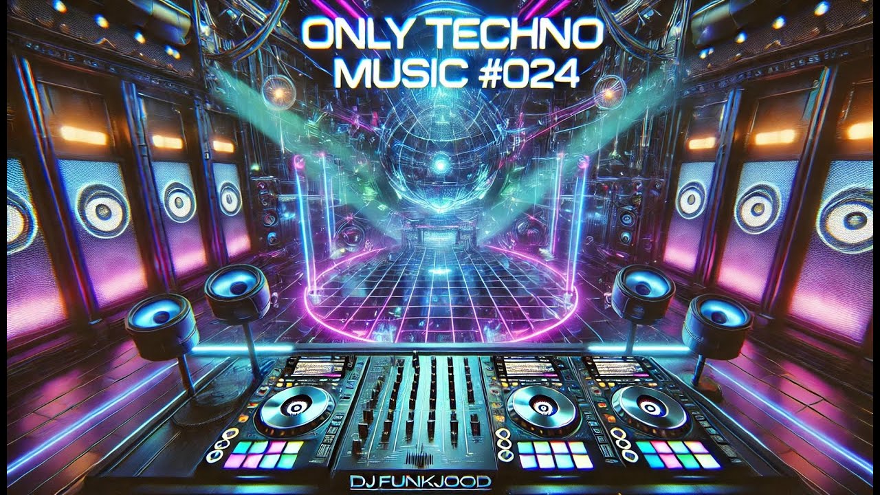 Only Techno Music #024 - 4K Dolby Vision Visual Concert - Continuous DJ Mix
