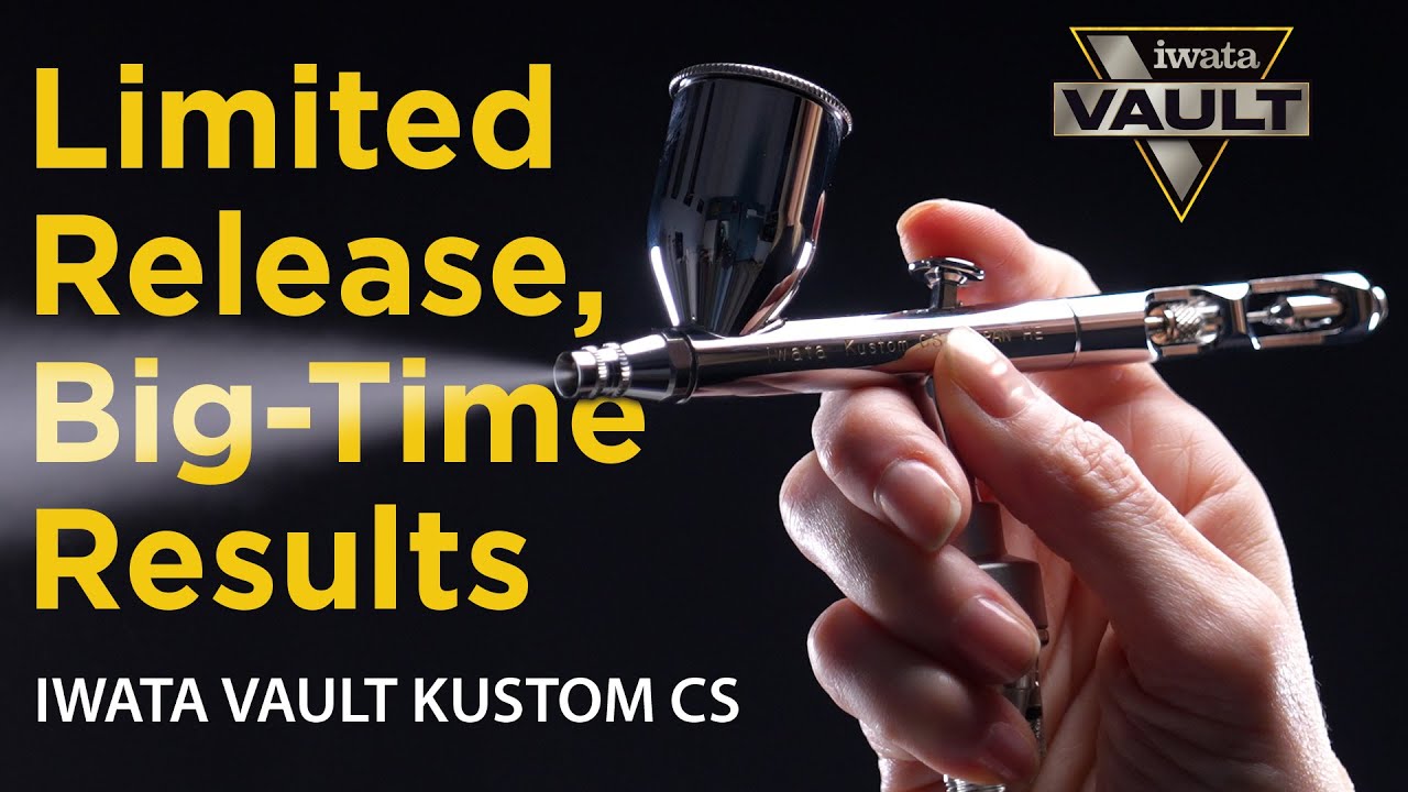 Iwata Vault Kustom CS Airbrush – Precision, Power & Performance! 🎨✨