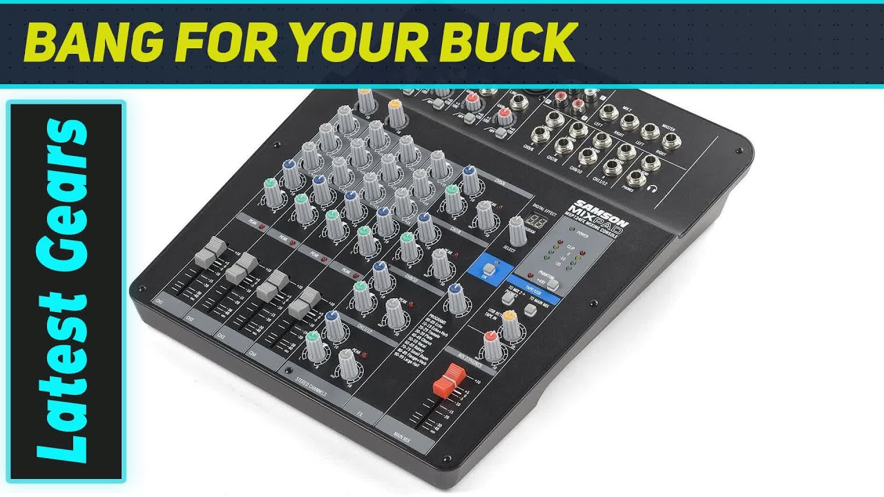 Samson Mixpad MXP124FX: идеальный компактный микшер для творческих людей!