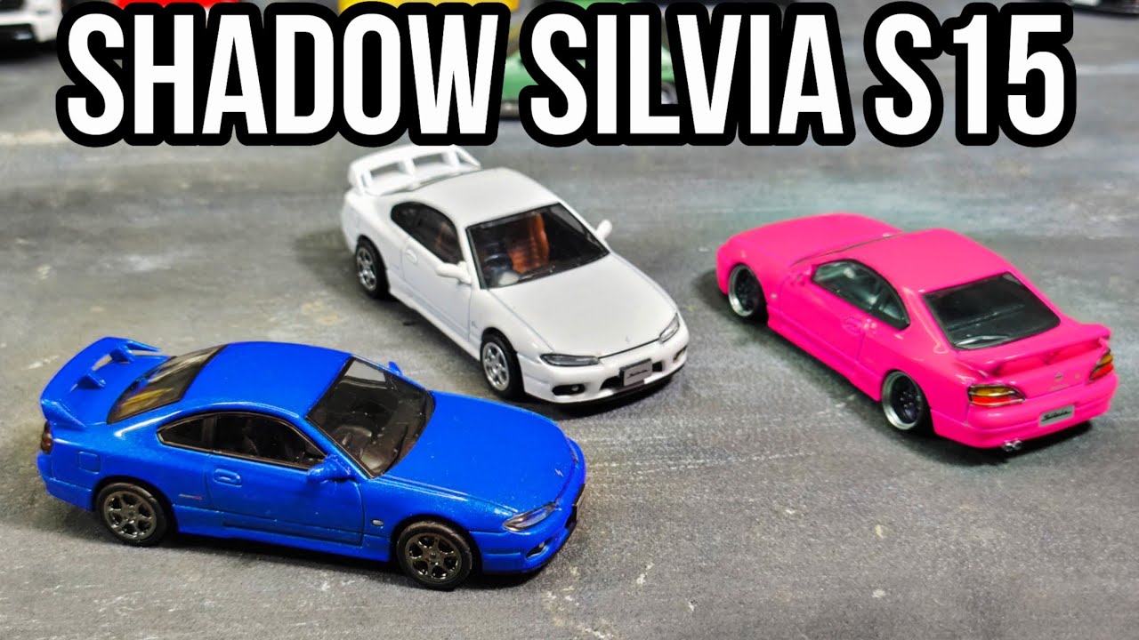 1/64 Nissan Silvia S15 by Shadow/DCT all first 3 colors 