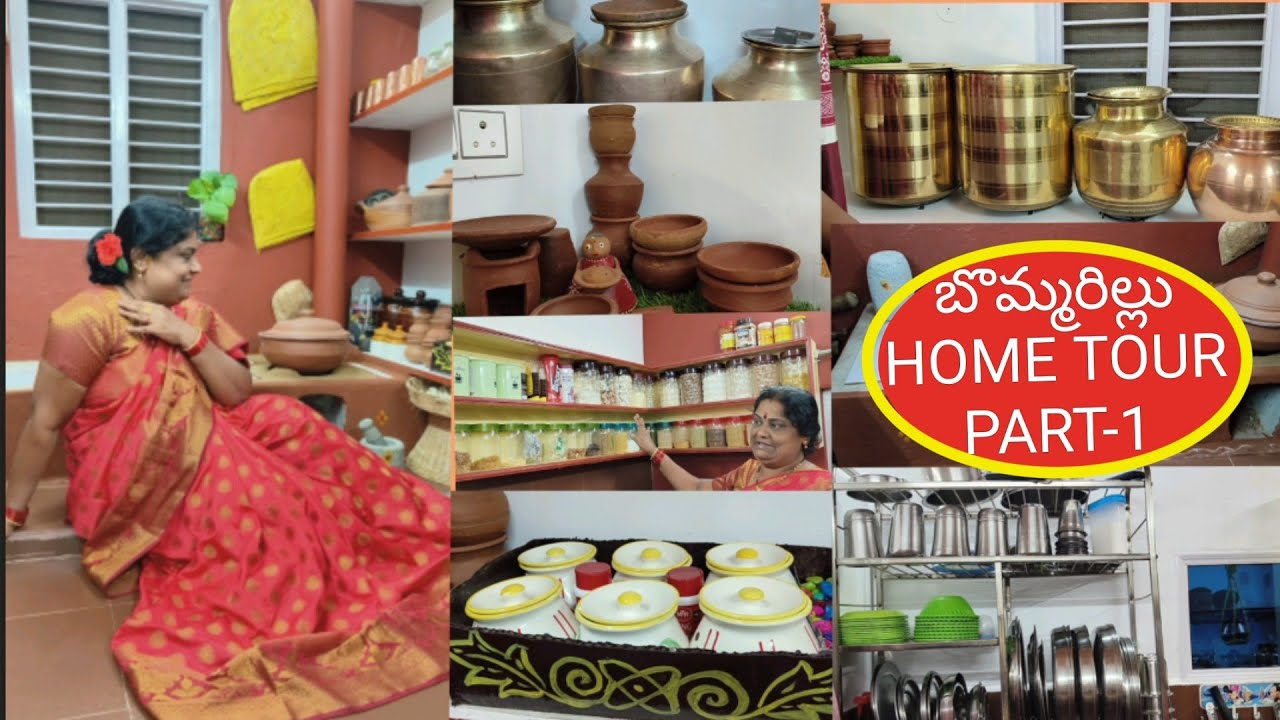 #ఆశ్రమంలో # two in one  వంటగది #home tour#9441315536.
