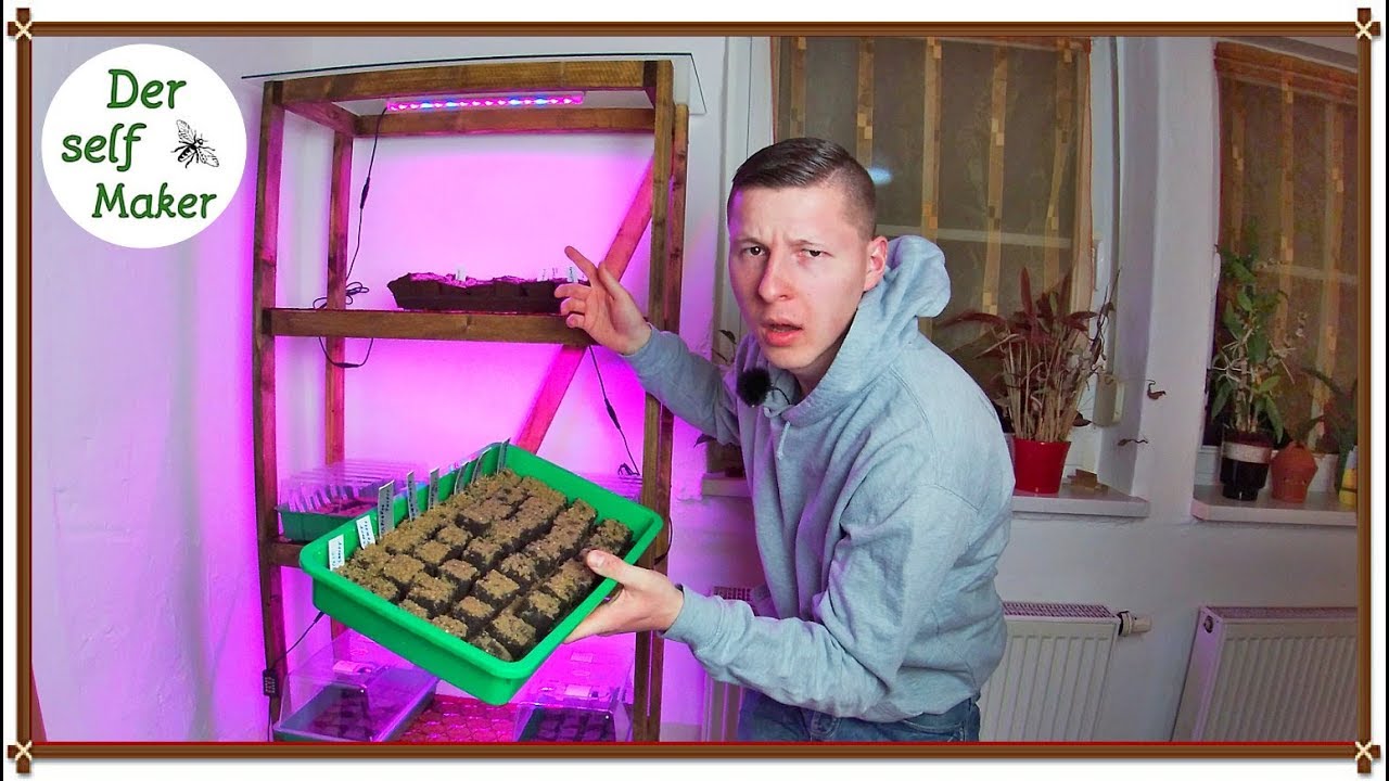 Anzuchtstation für die Jungpflanzen selber bauen/ DIY Anzuchtstation für deine Pflanzenaufzucht