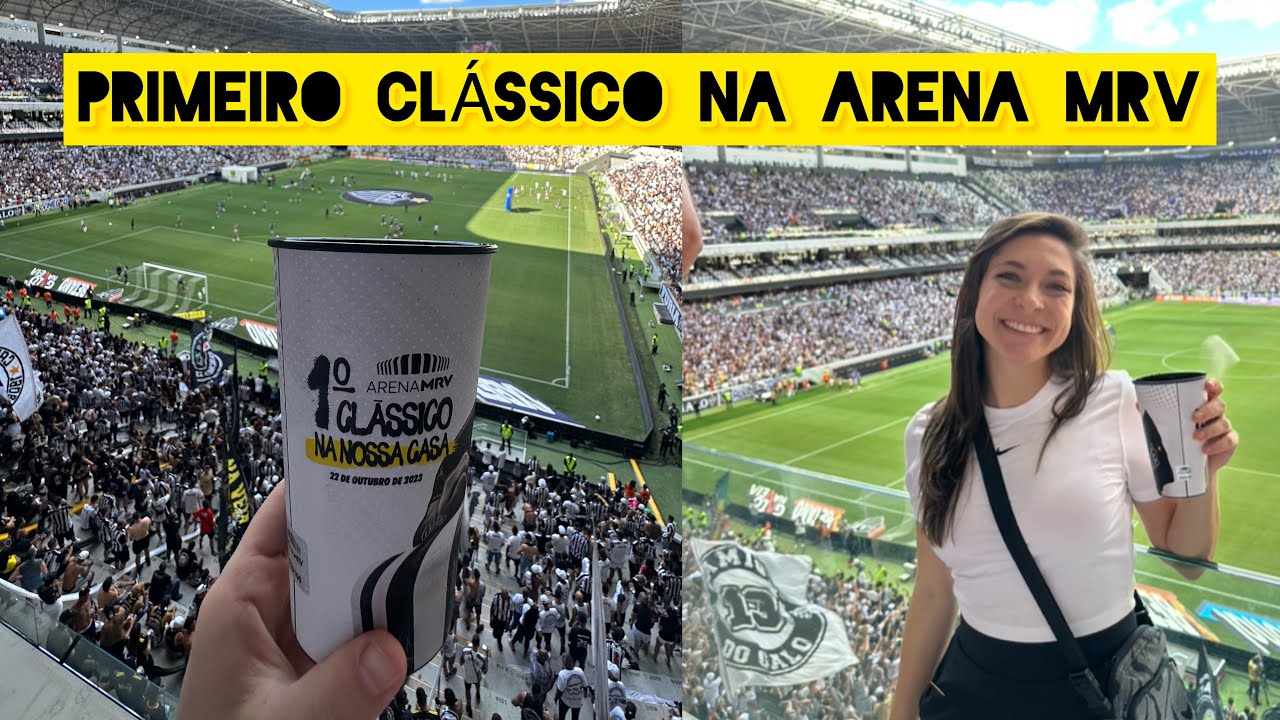 FUI NO PRIMEIRO CLÁSSICO DA ARENA MRV! TEM PONTO CEGO?