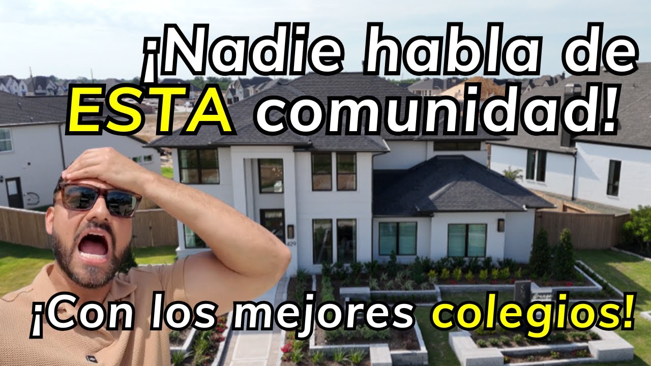 Nadie te cuenta ESTO sobre esta comunidad en Houston 😱 | Tour completo + SORPRESA final
