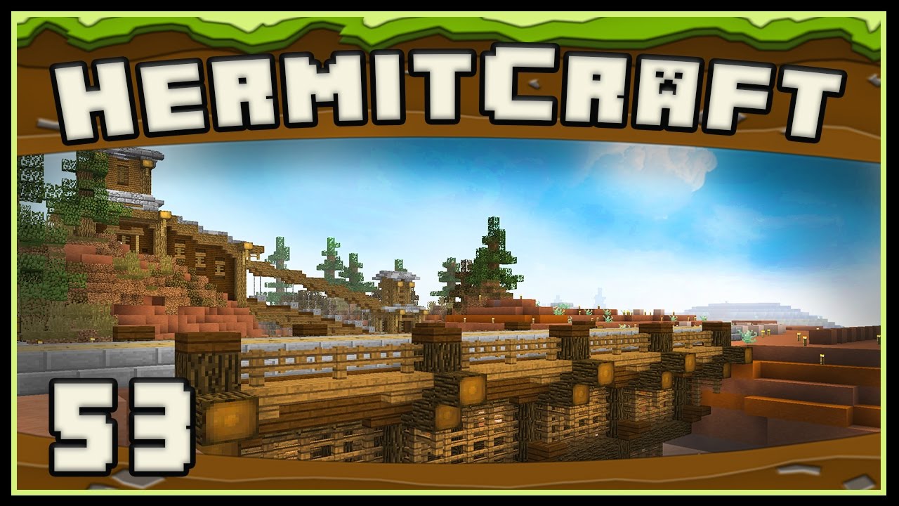 HermitCraft 4 - Minecraft: Starting The Railroad Project And Pranks