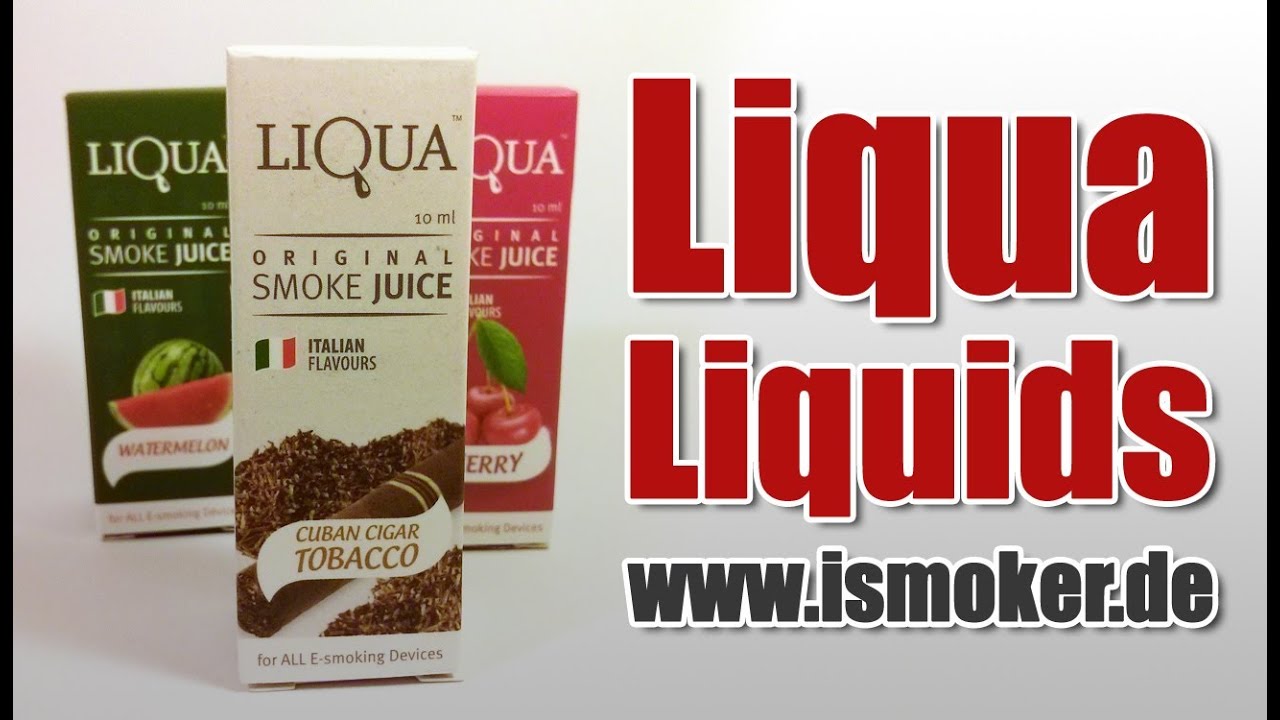 Liqua Liquids f&uuml;r E-Zigaretten von Ritchy / www.ismoker.eu