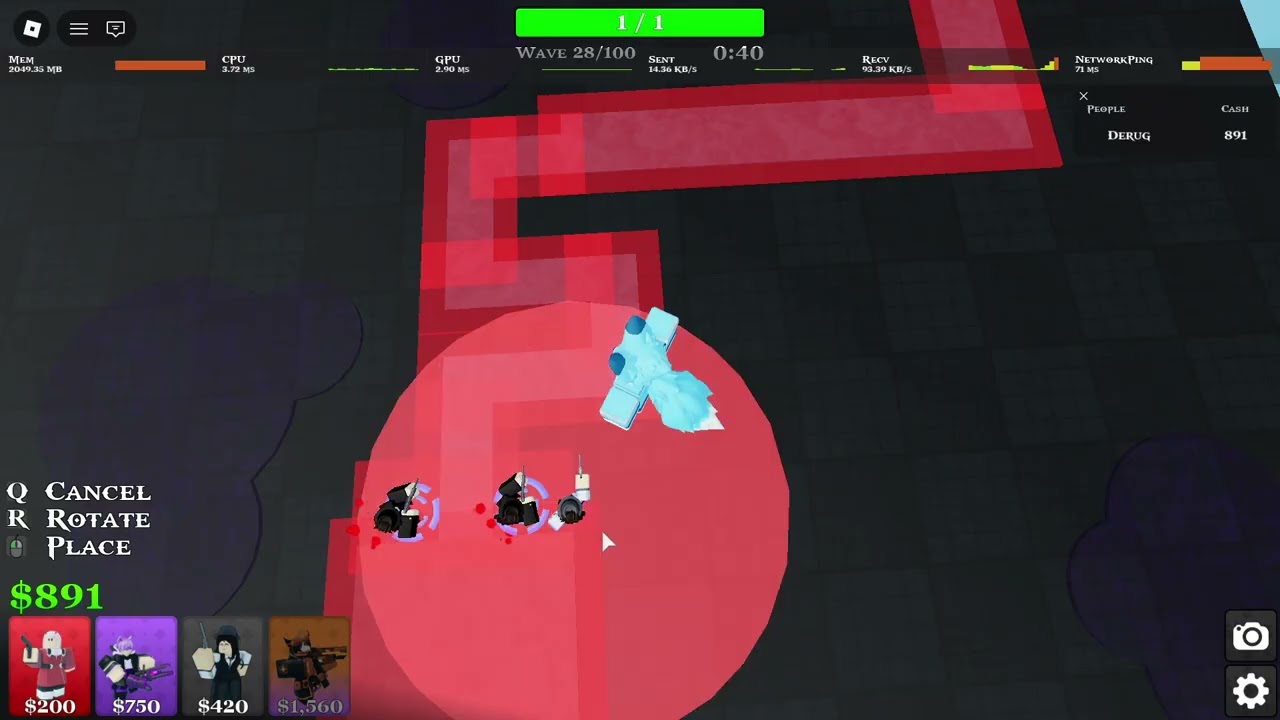 Arena Tower Defense - Grandmaster | 4 UNIT & NO BEACON, FARM