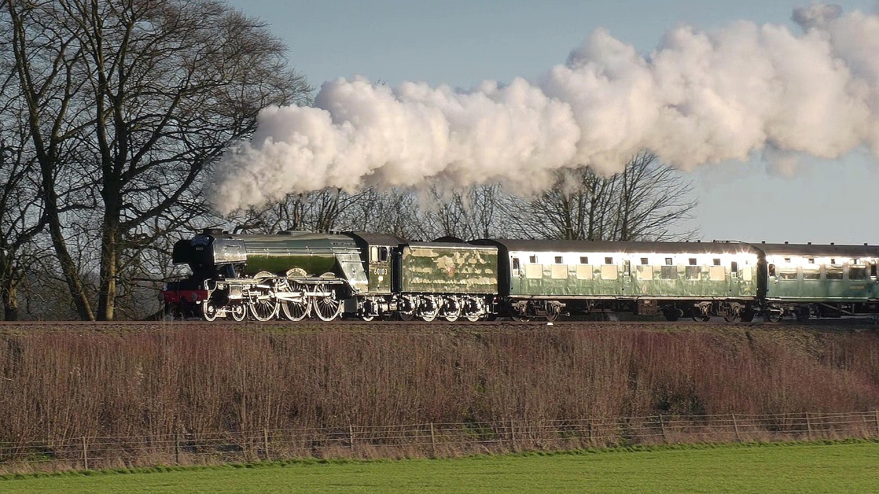 Glinting Scotsman: 60103 Flying Scotsman returns to the Mid Hants Railway - 14 & 15.03.26
