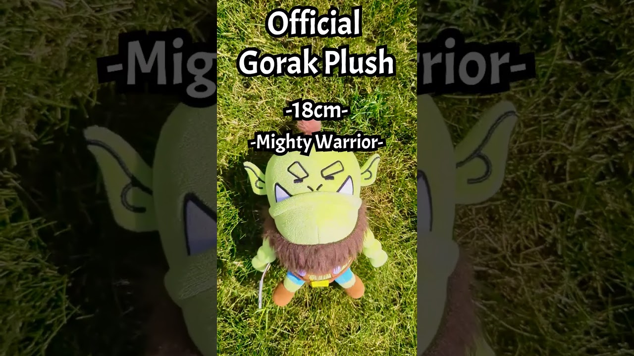 Встречайте официальную плюшевую игрушку Gorak!