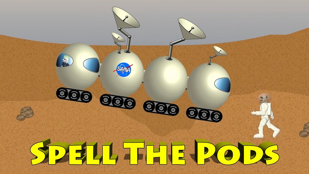 Mars Colony Clickton Station - Spell The Pods Part 1