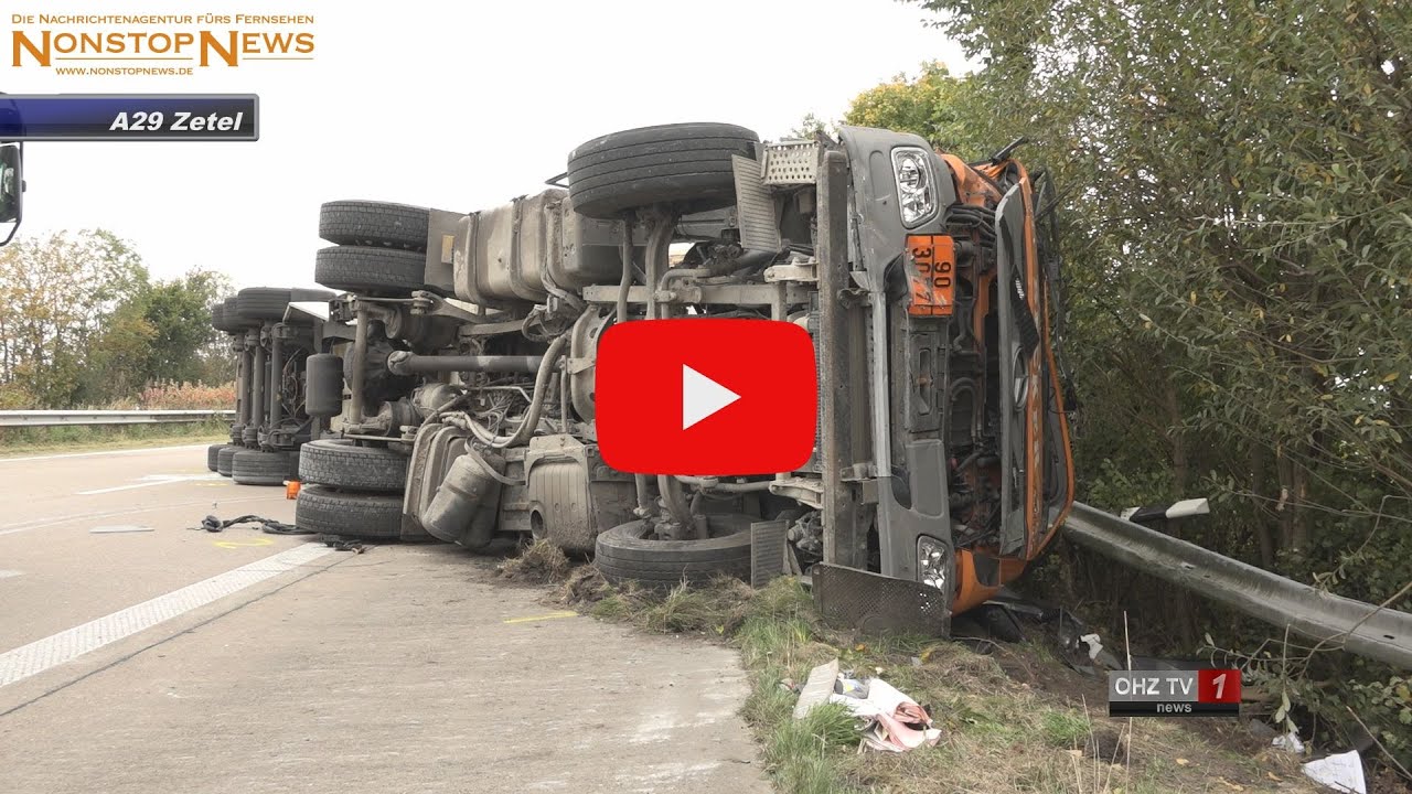 Schwerer Unfall auf der A29: