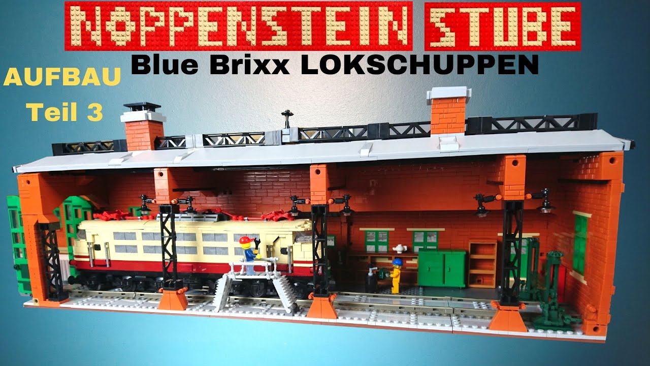 BlueBrixx Lokschuppen Teil 3 | Er ist endlich fertig!  | BB Special 100284
