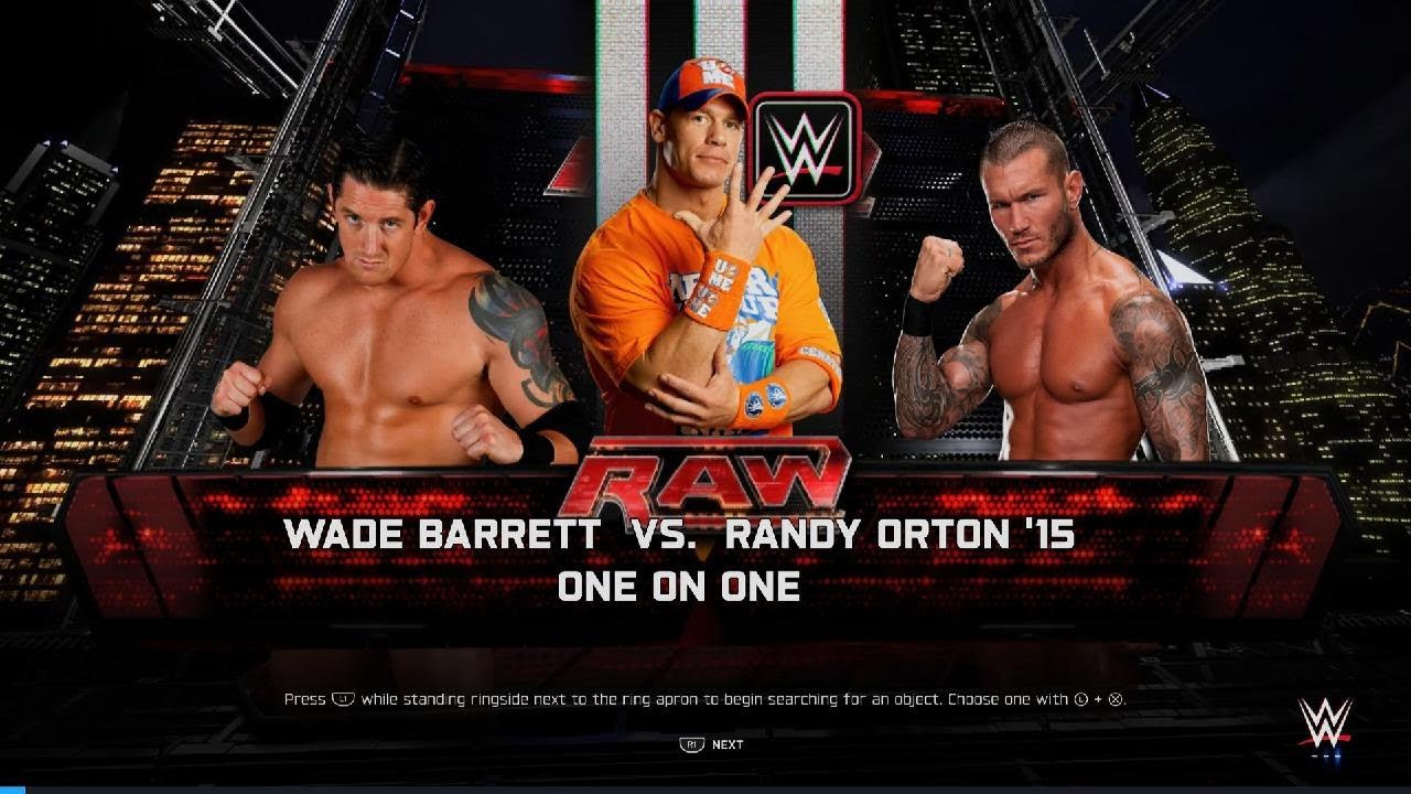 WWE 2K25 Wade Barrett vs Randy Orton