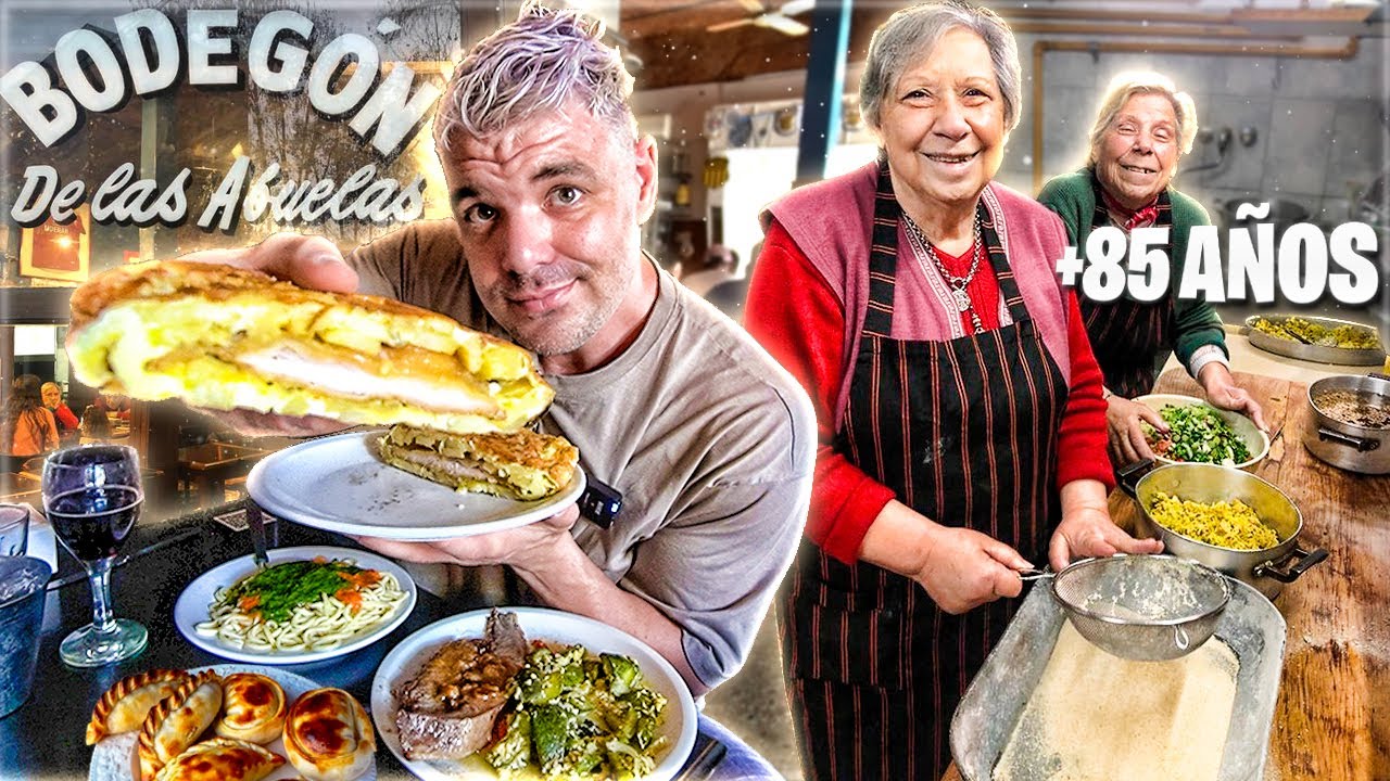 LAS ABUELAS MÁS VIRALES de ARGENTINA COCINAN EN ESTE RESTAURANTE 85 años *EL BODEGÓN DE LAS ABUELAS*