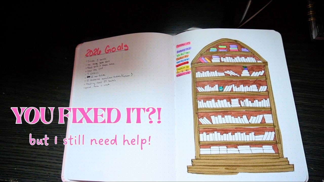 You Fixed My Reading Journal?! | Subscriber Suggestions + Flip Through (but please still help me!)