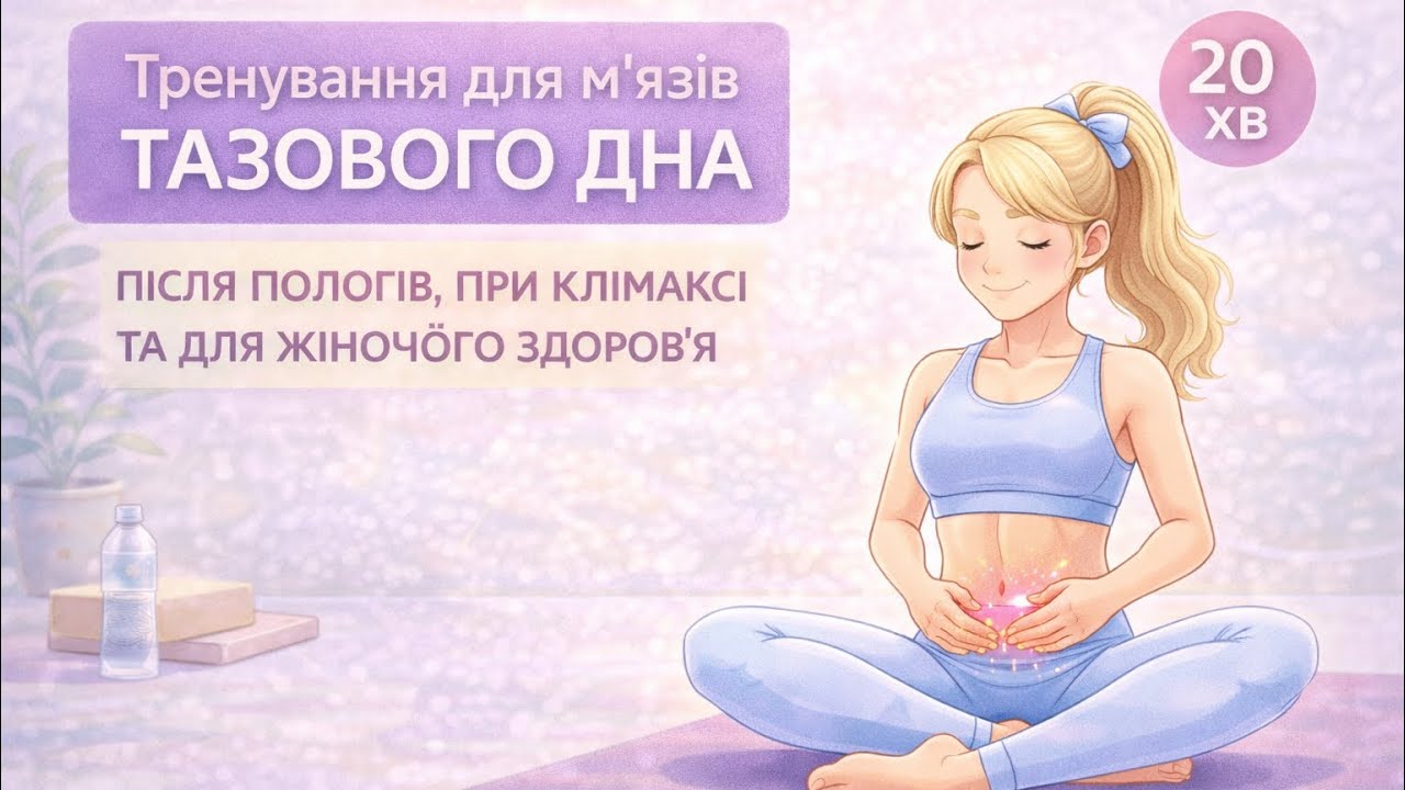 Тренування для м’язів тазового дна | 20 хв | Жіночі практики