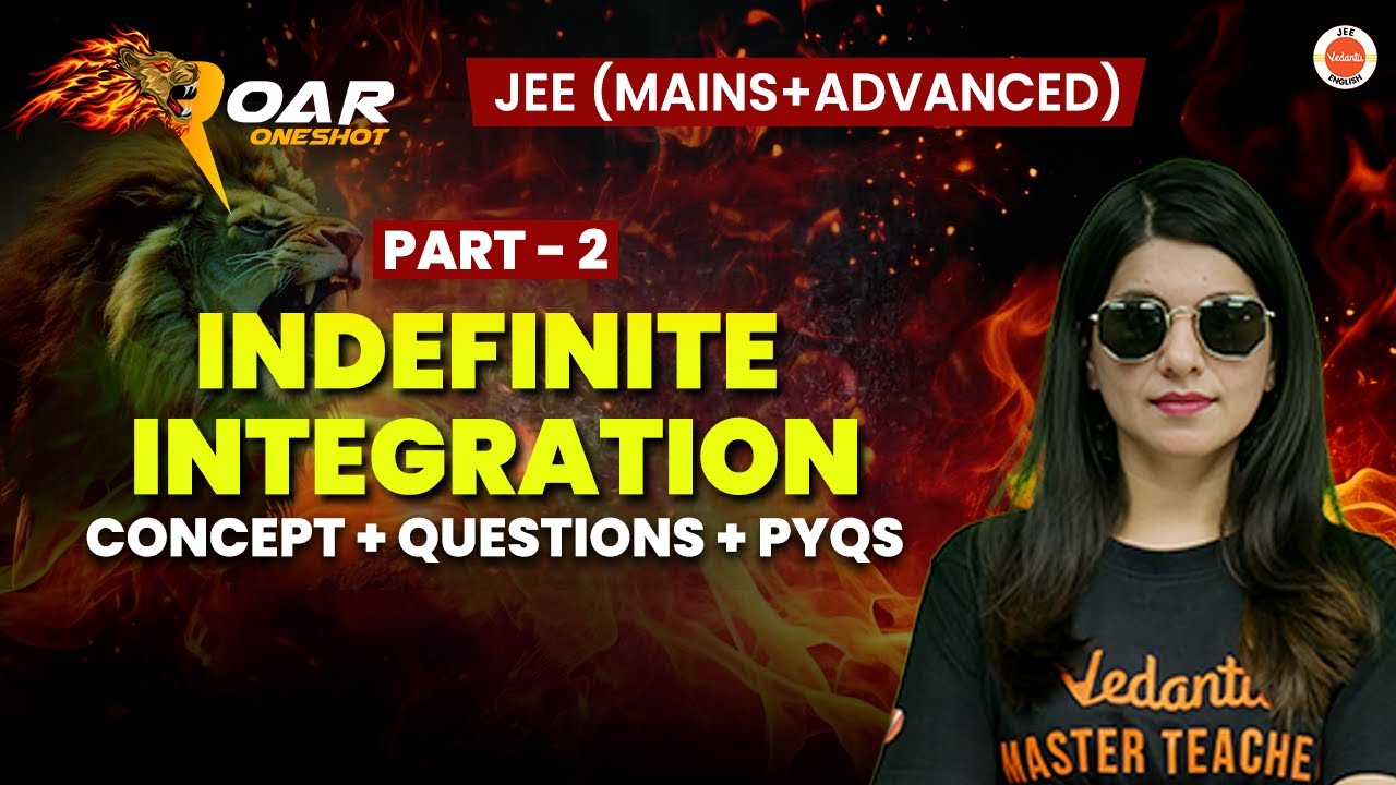 Indefinite Integration Part 2 | JEE 2025 | All Concepts And Questions | Namrata Ma'am