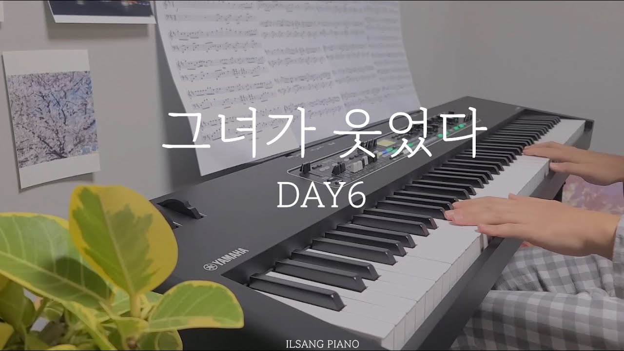 데이식스(DAY6) - 그녀가 웃었다(She Smiled) | piano cover