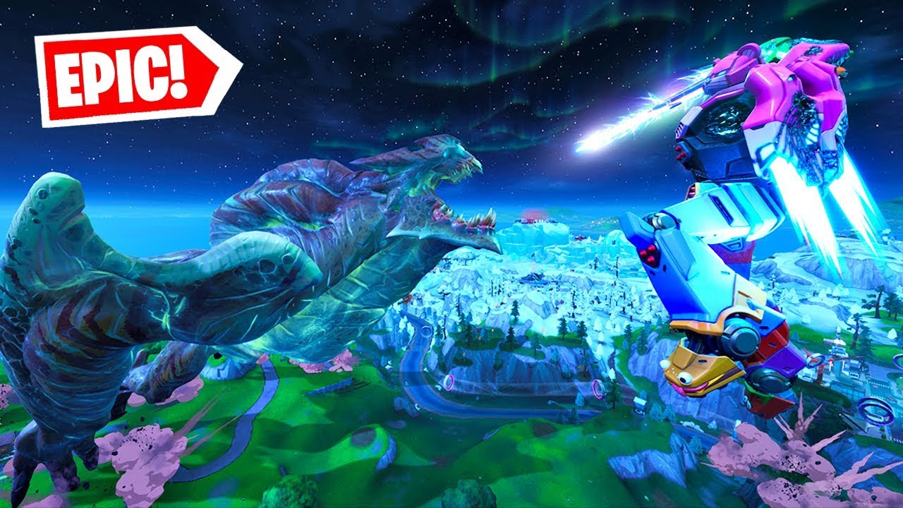FORTNITE ROBOT vs MONSTER FINAL SHOWDOWN! FORTNITE EVENT LIVE! (Fortnite Battle Royale)