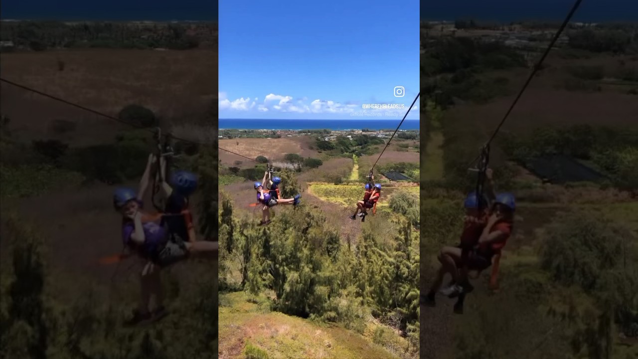 Ziplining in Hawaii #alohafriday #travel #adventure #bloggermama #vacation