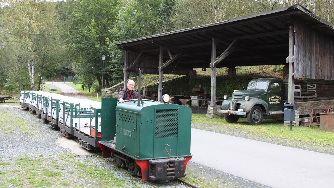 Feldbahn ''De Guckuck'' im Musée de l'Ardoise Haut-Martelange