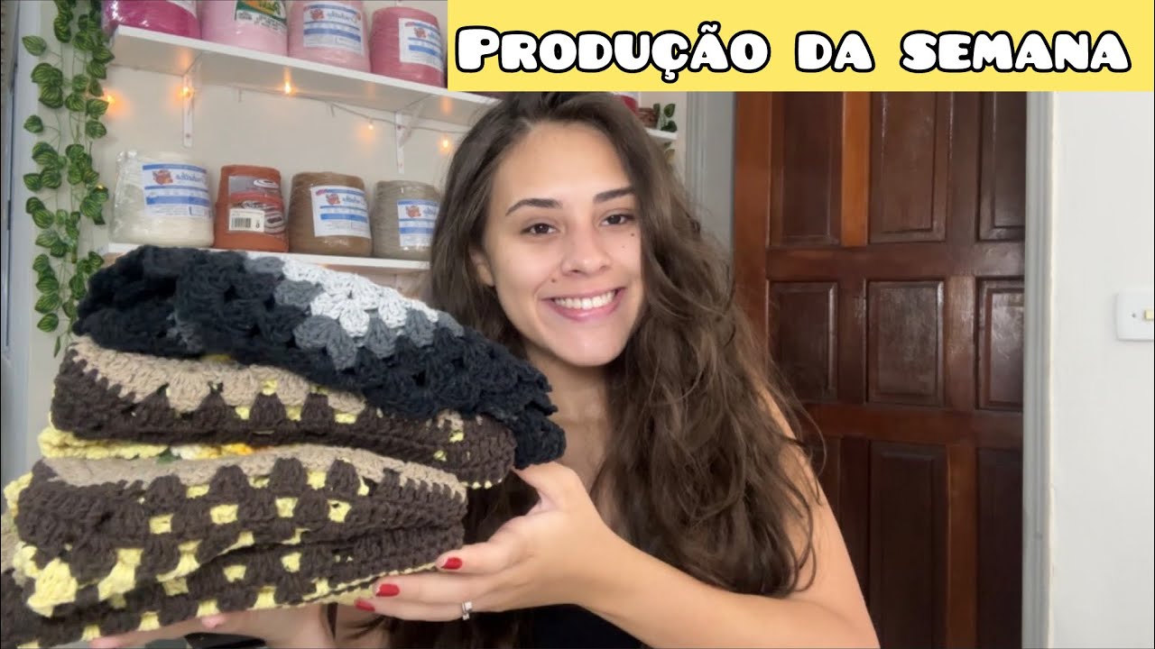 💥 Minha Produção da Semana com o Crochê | Será que rendeu? 