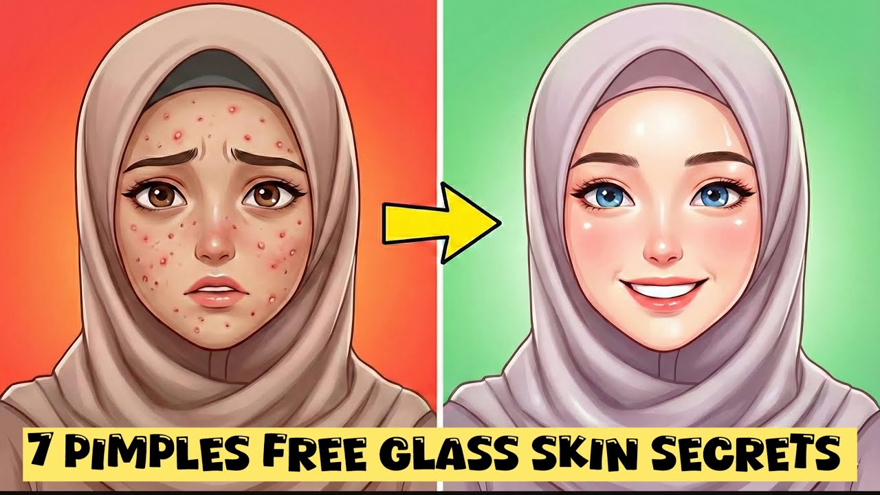 7 Sunnah Glass Skin Secrets ✨ Pimples to Glow Naturally !!