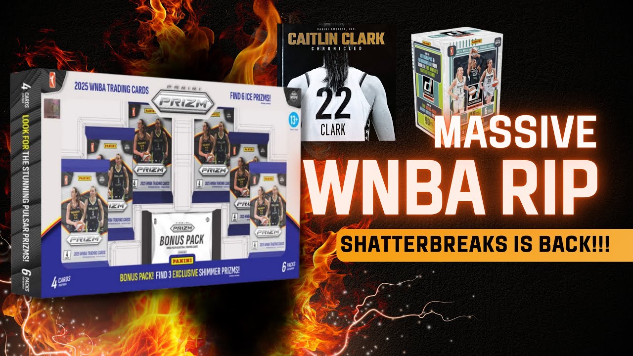 Massive WNBA RIP!!  2025 Prizm Costco Box, Donruss Blaster & Caitlin Clark Chronicles!