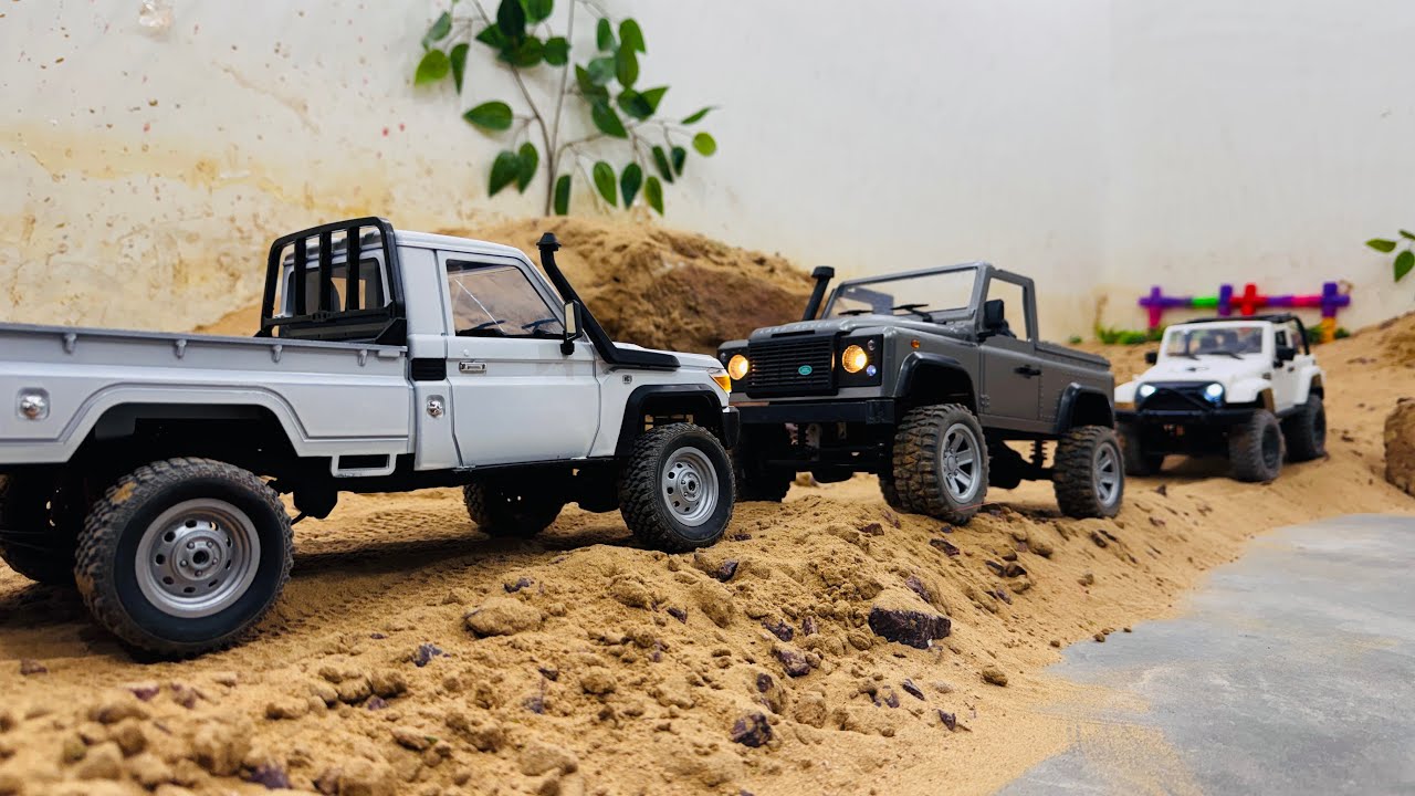 Land Rover Defender 90, Toyota LC, Jeep Grand Wrangler 