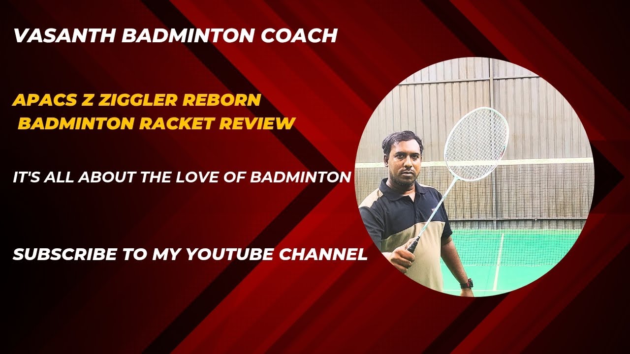 APACS z ziggler reborn badminton racket review #racketreview#trendingshorts #vasanthbadmintoncoach 