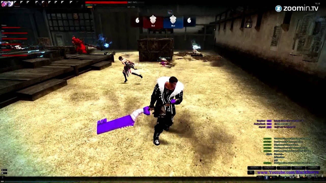 Vindictus PVP Epic Gameplay Greatsword Hurk FFA Part 23