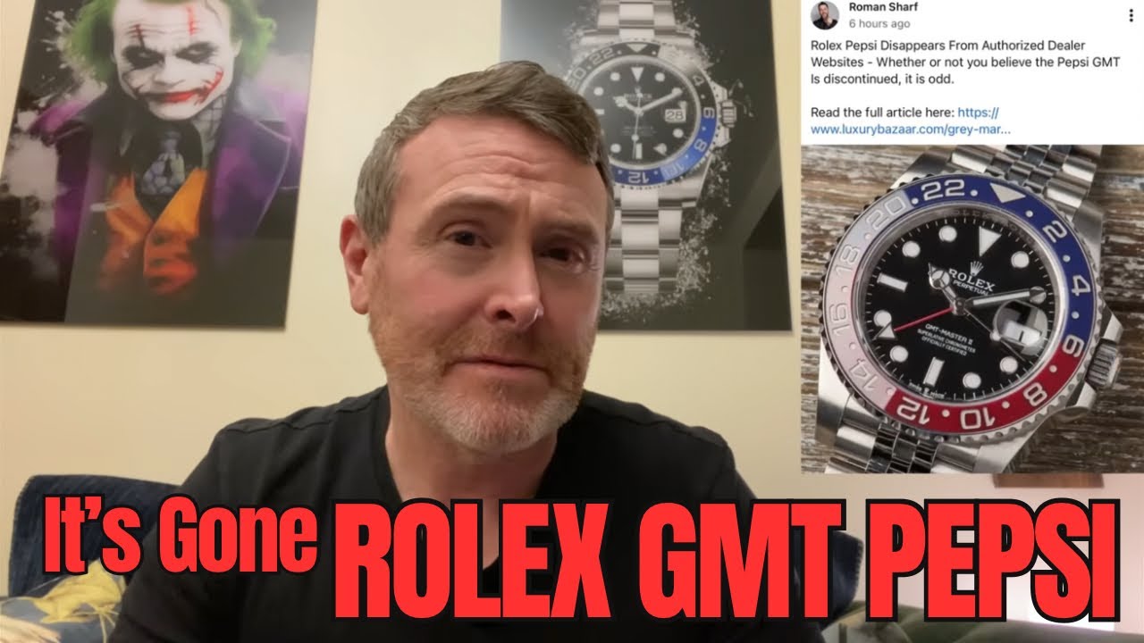 ИСЧЕЗЛО: ЧАСЫ ROLEX PEPSI GMT УДАЛЕНЫ С САЙТОВ РЕКЛАМНОГО АГЕНТСТВА.