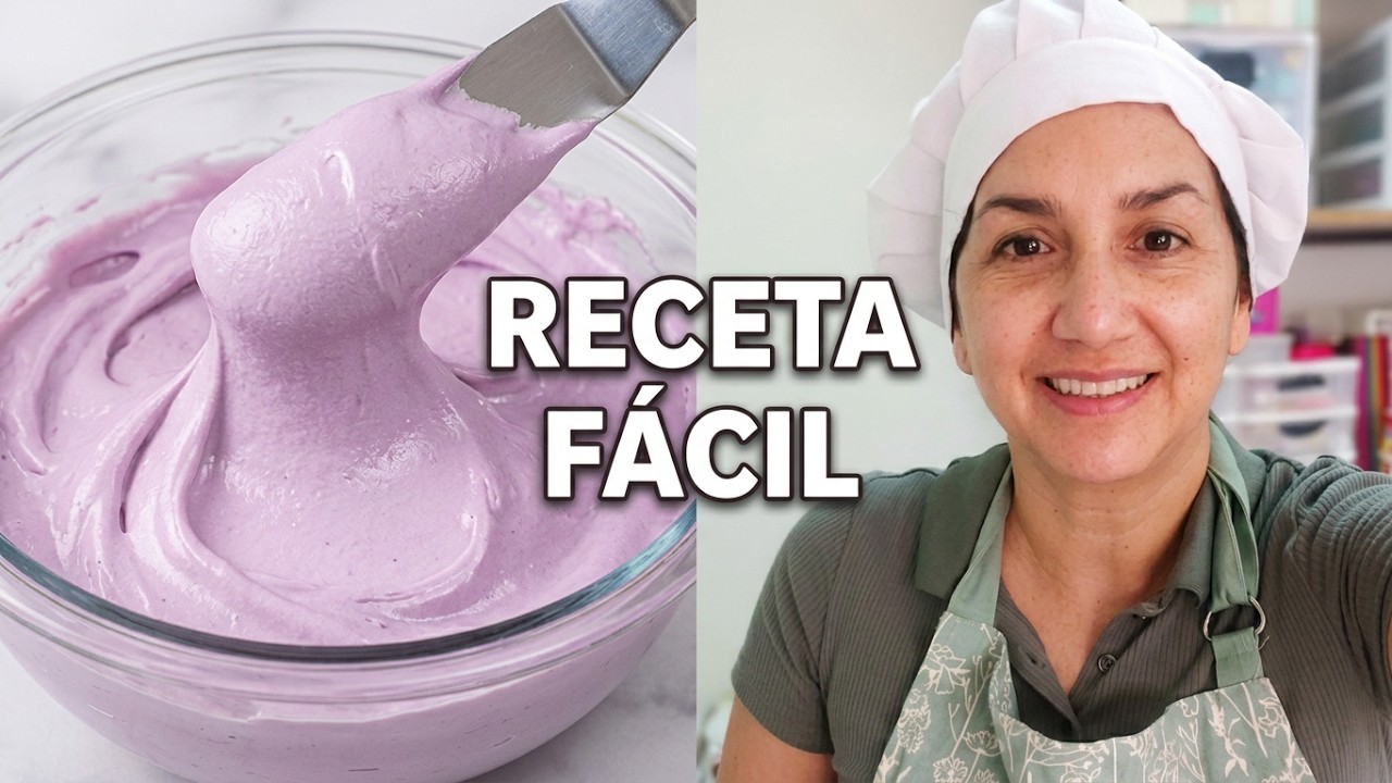 BUTTERCREAM de MERENGUE SUIZO Receta Fácil, sedosa y deliciosa