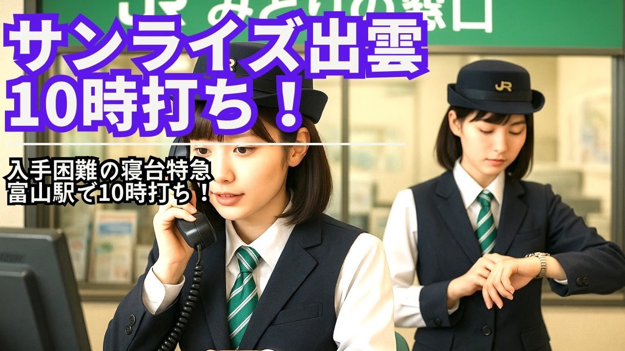 秒で完売⁉︎サンライズ出雲、10時打ち挑戦に行く！入手困難な寝台特急