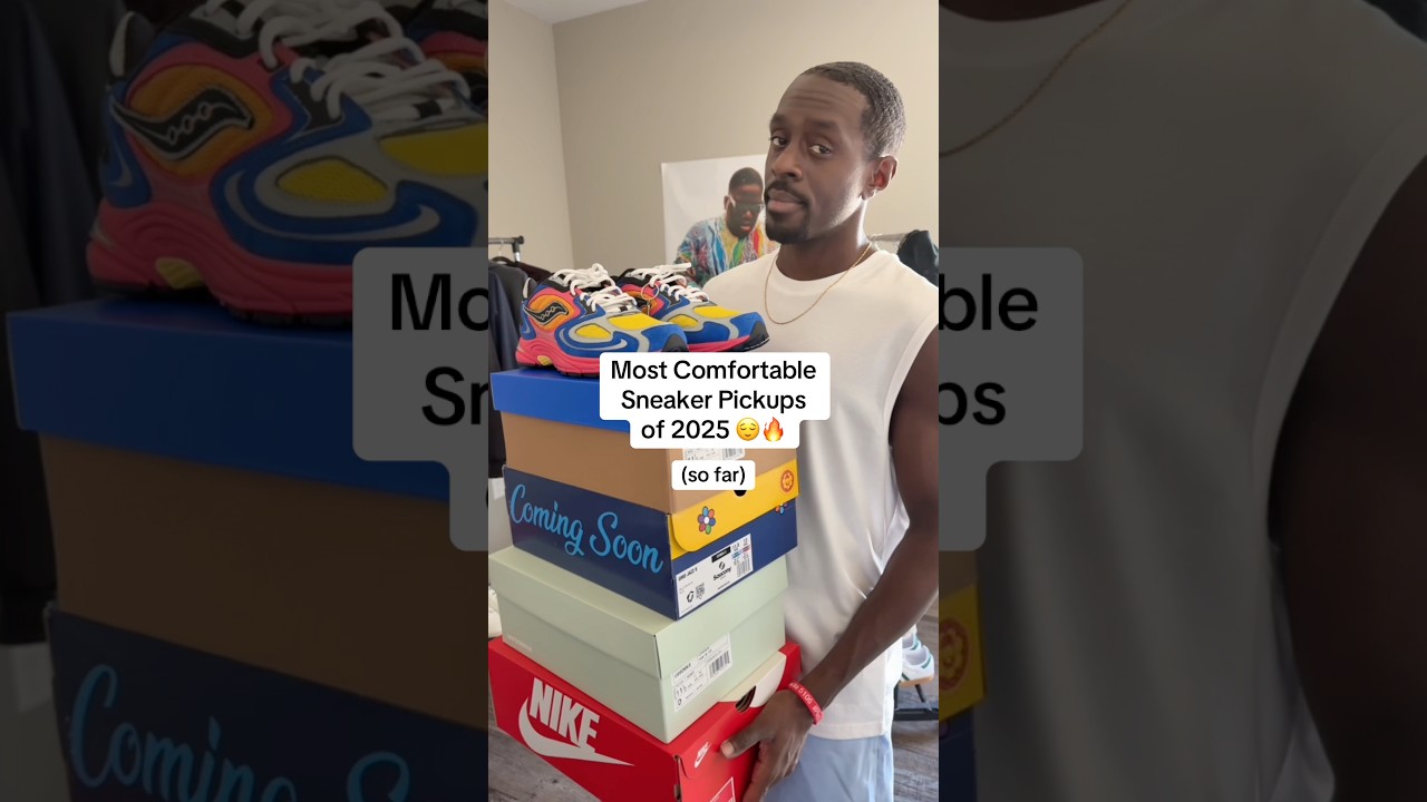 TOP 5 MOST COMFORTABLE SNEAKER PICKUPS OF 2025 SO FAR 😌 #shorts #sneakers #top5 #comfort #trending