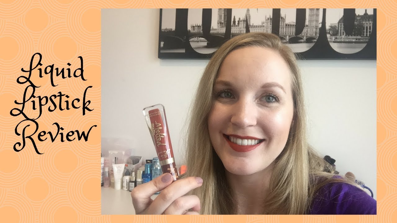 Liquid Lipstick Review and Wear Test l Too Faced Gingerbread Man