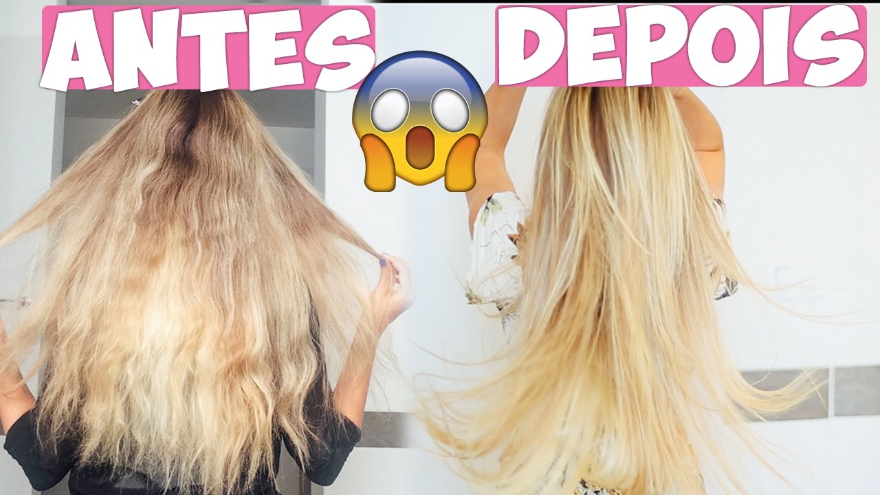 COMO RECUPEREI MEU CABELO DANIFICADO EM 1 DIA!! | HOW TO REPAIR DAMAGED HAIR