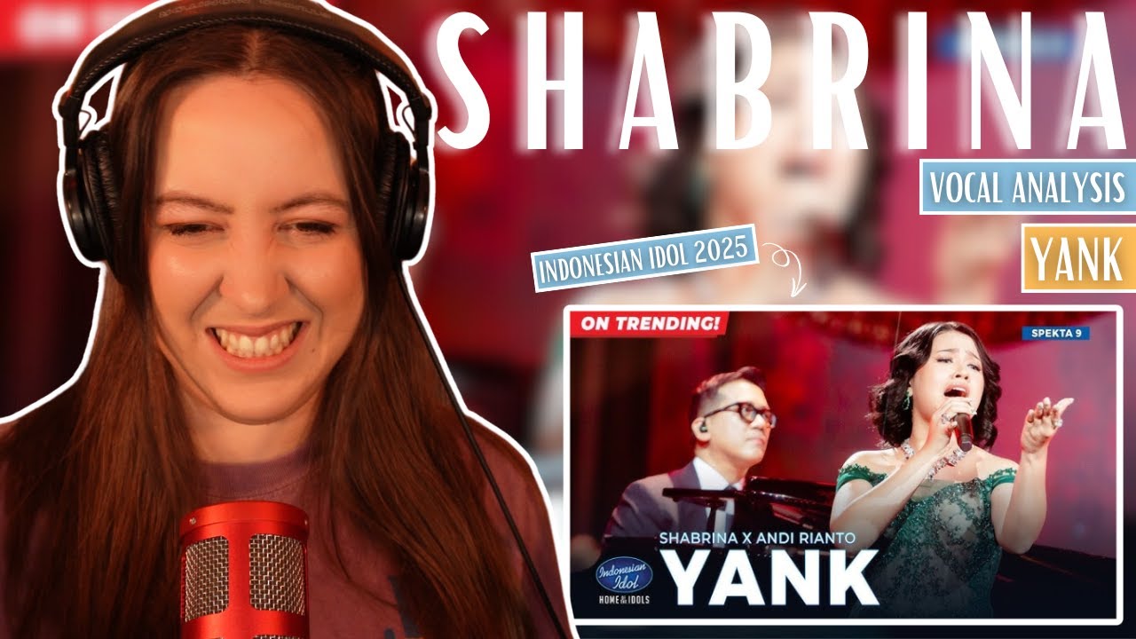SHABRINA at Indonesian Idol 2025 performing YANK (Reaction & Analysis) | Jennifer Glatzhofer