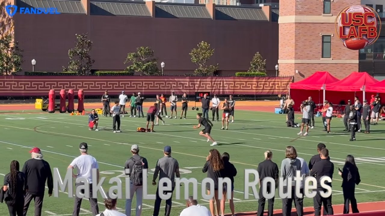 Highlights From USC Trojans Pro Day: Makai Lemon, Ja'Kobi Lane, And Lake McRee Shine