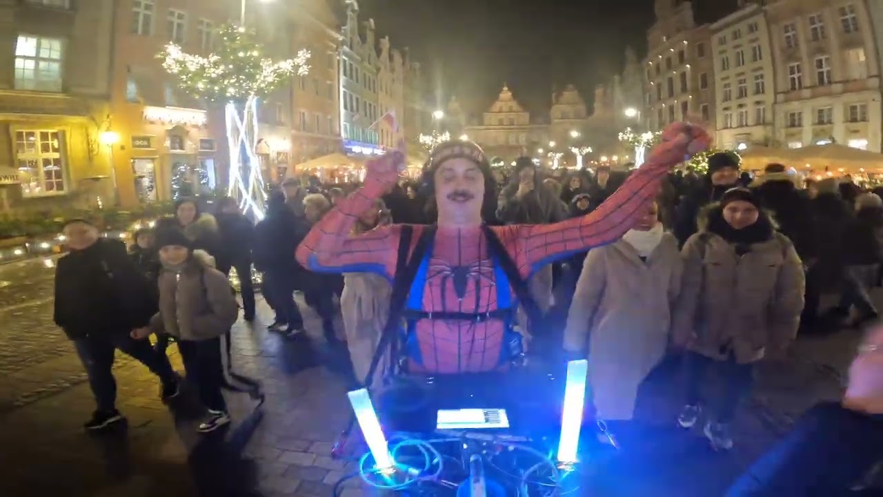 Dj Spider na jarmarku świątecznym w Gdańsku 2025 grudzień