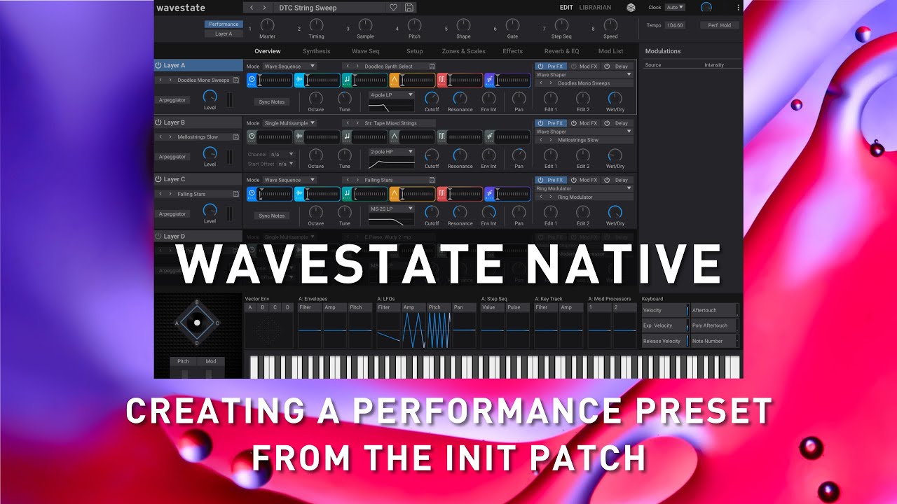 WAVESTATE NATIVE - Creating Performance Presets from INIT