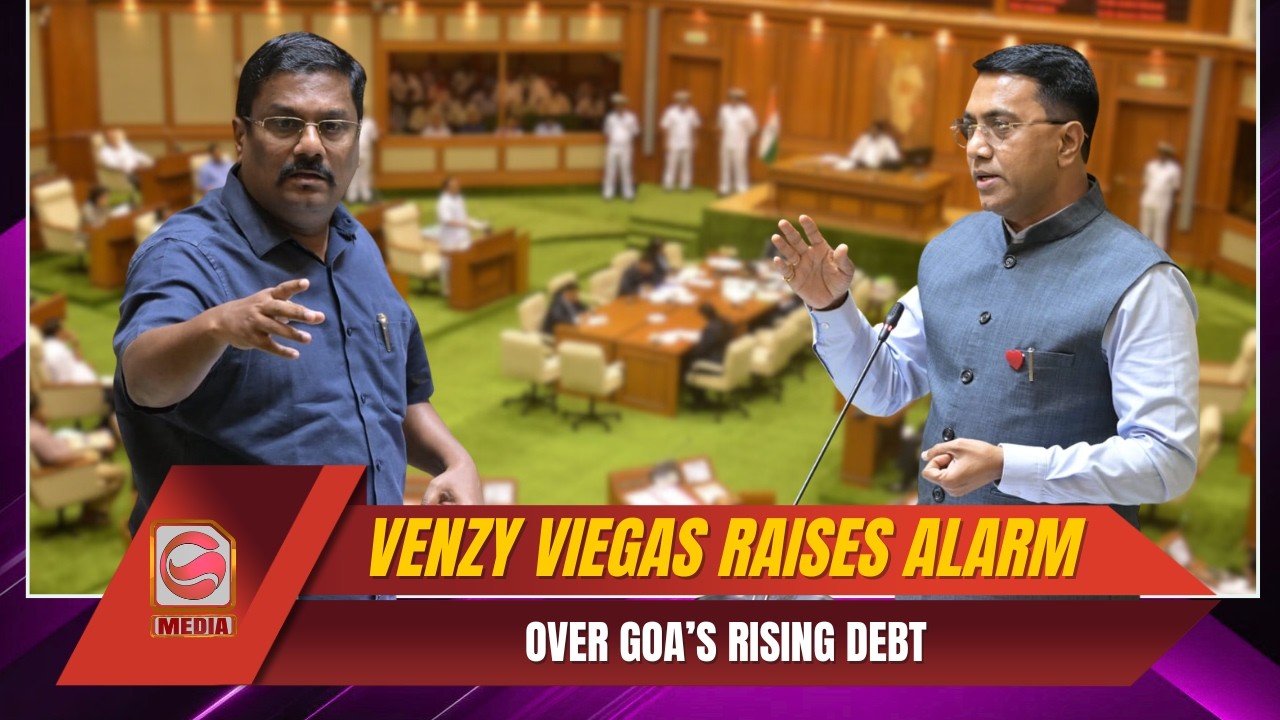 Venzy Viegas Raises Alarm Over Goa’s Rising Debt