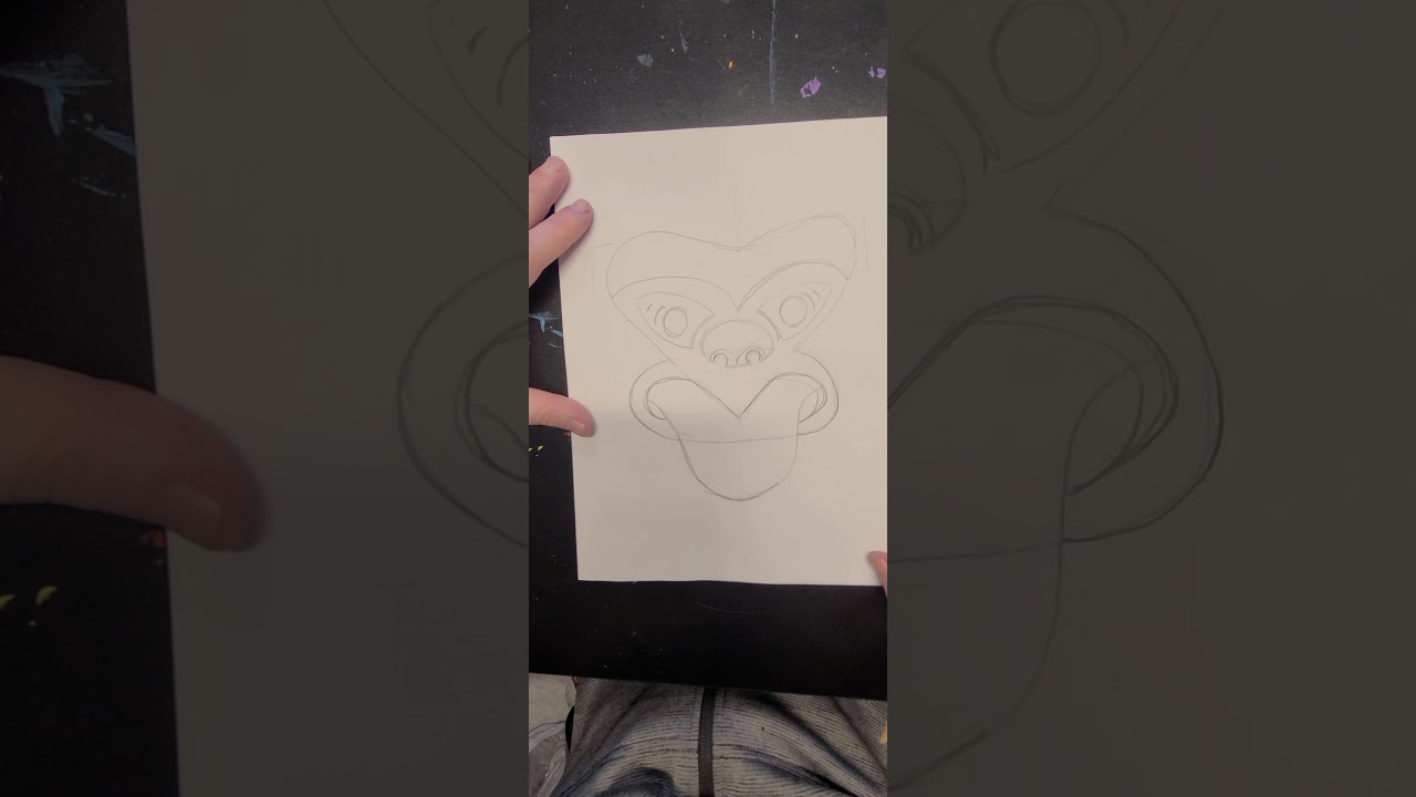 3.2-3.3 Maori Mask drawing_8thgrade
