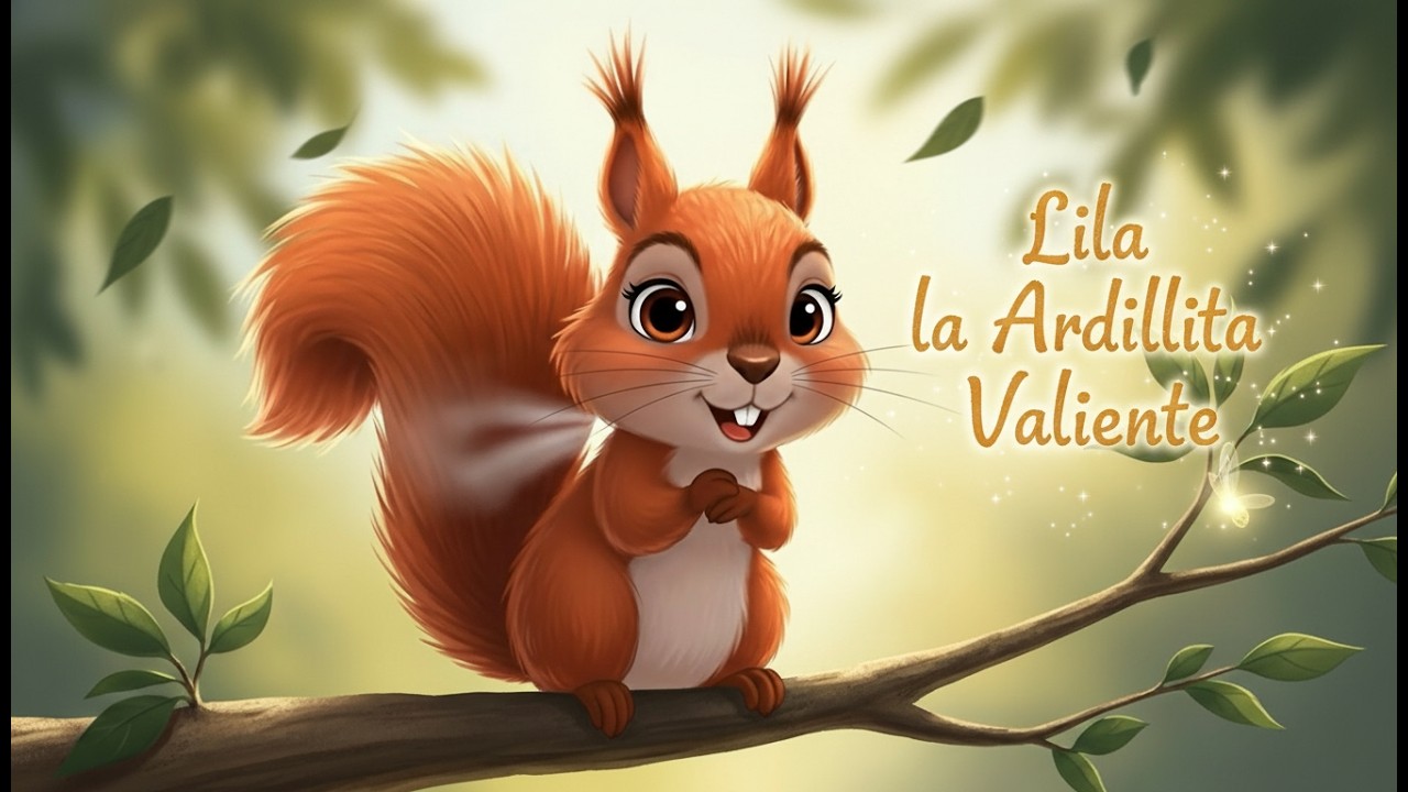 🌙 Lila la Ardillita Valiente 🐿️ | Cuento para Dormir para Niños | Historia Infantil Relajante