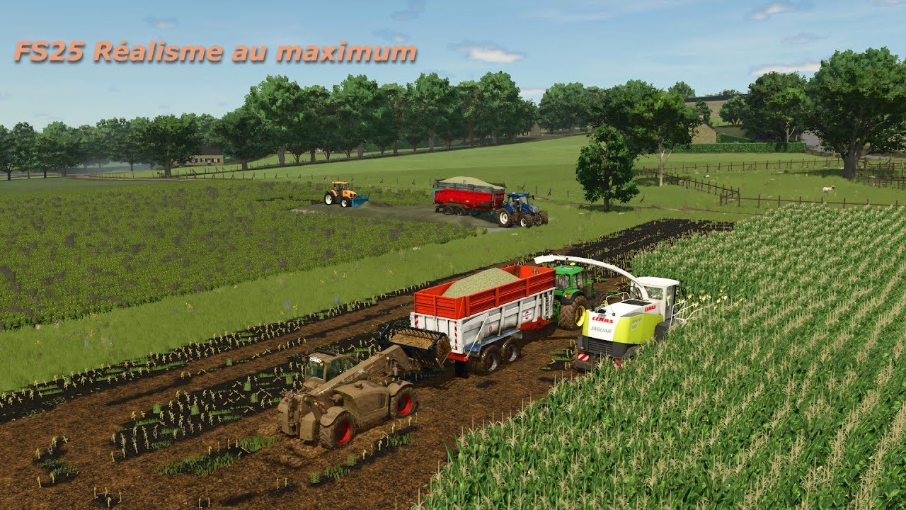 Condition extrême pour l’ensilage de maïs (Vue Volant) | FS25 Réalisme au Maximum ft@MisterWallon 