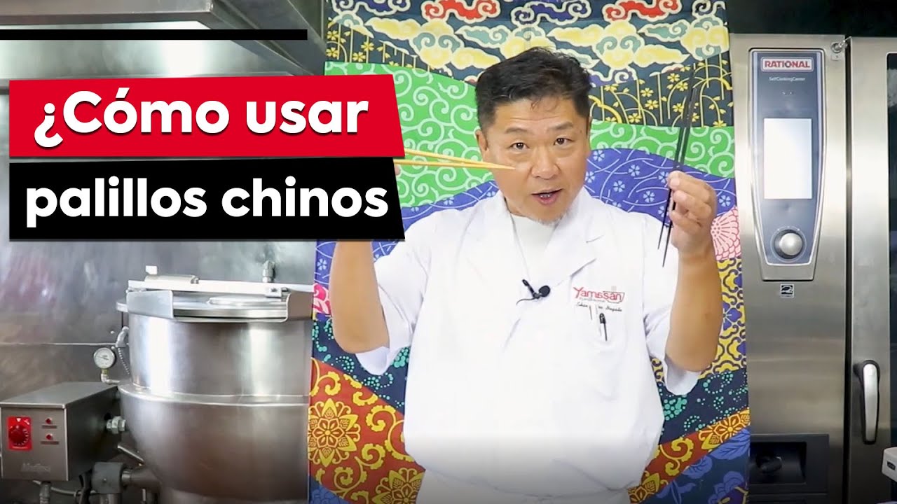 ¿Cómo usar palillos chinos?